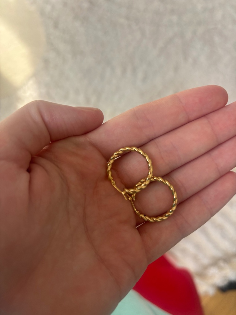 Real Good twisted hoop earrings